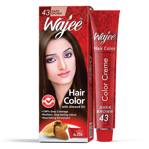 Wajee Hair Color Dark Brown Tube 50 Gms