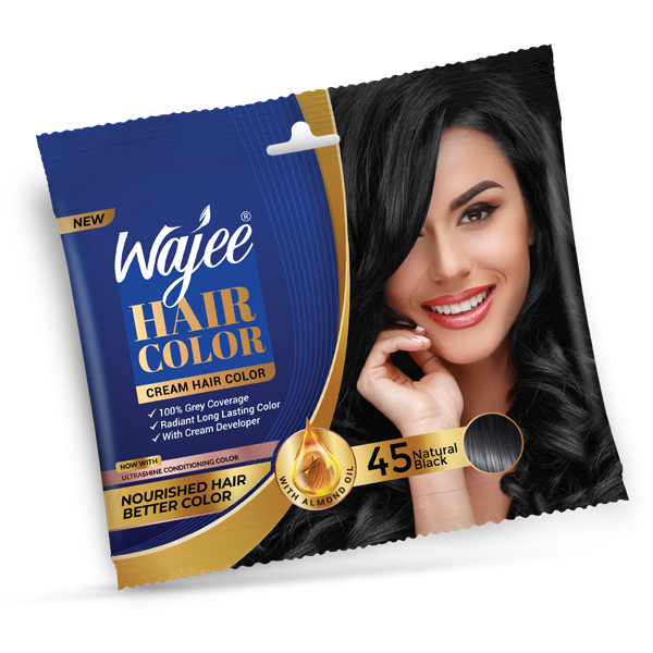 Wajee Hair Color Sachet Black